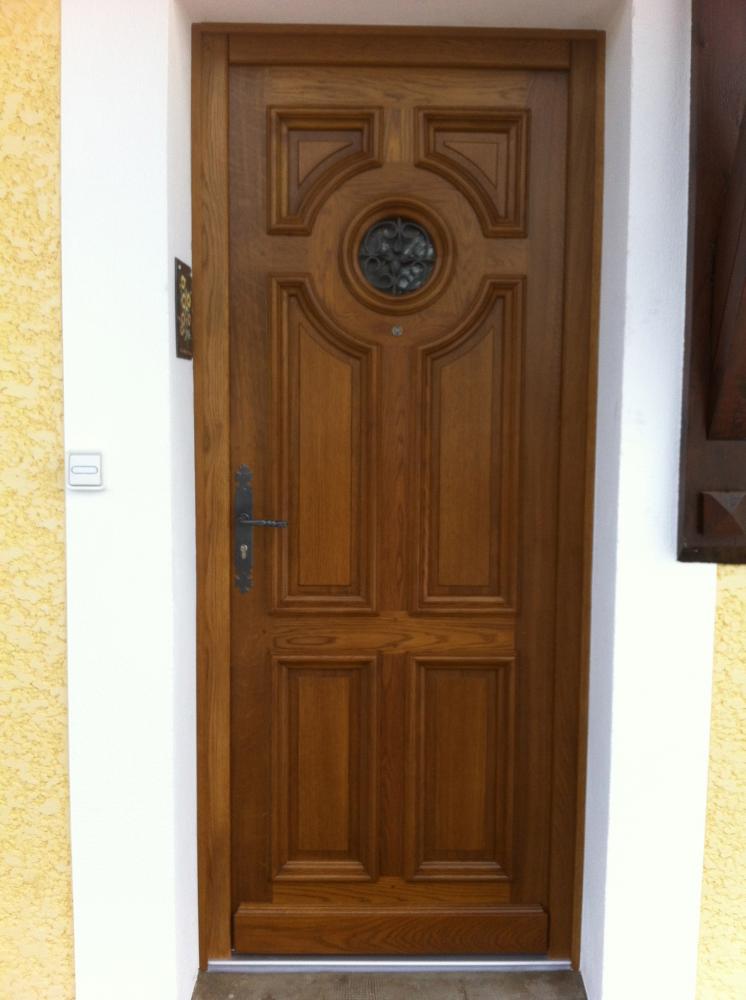Porte d'entrée P.V.C.